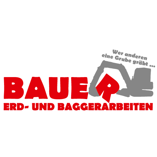 Logo Bauer - Erd- und Baggerarbeiten